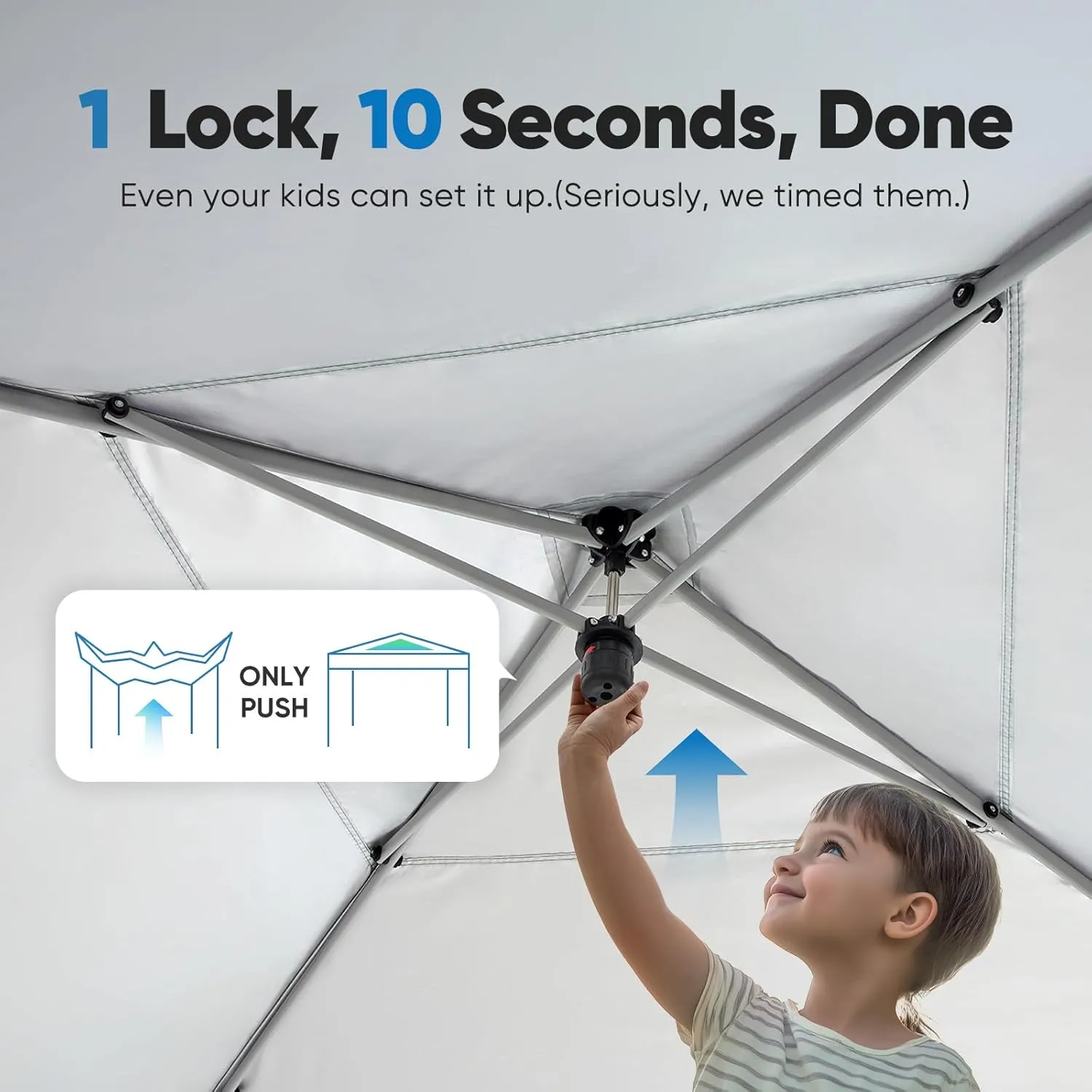 Quictent 10'x10’ Pop up Screened Canopy Tent with Mosquito Netting, Portable Easy up Outdoor Screen House Shelter Fully Sealed for Patio, Camping and Picnic, Includes Wheeled Carry Bag (Tan)