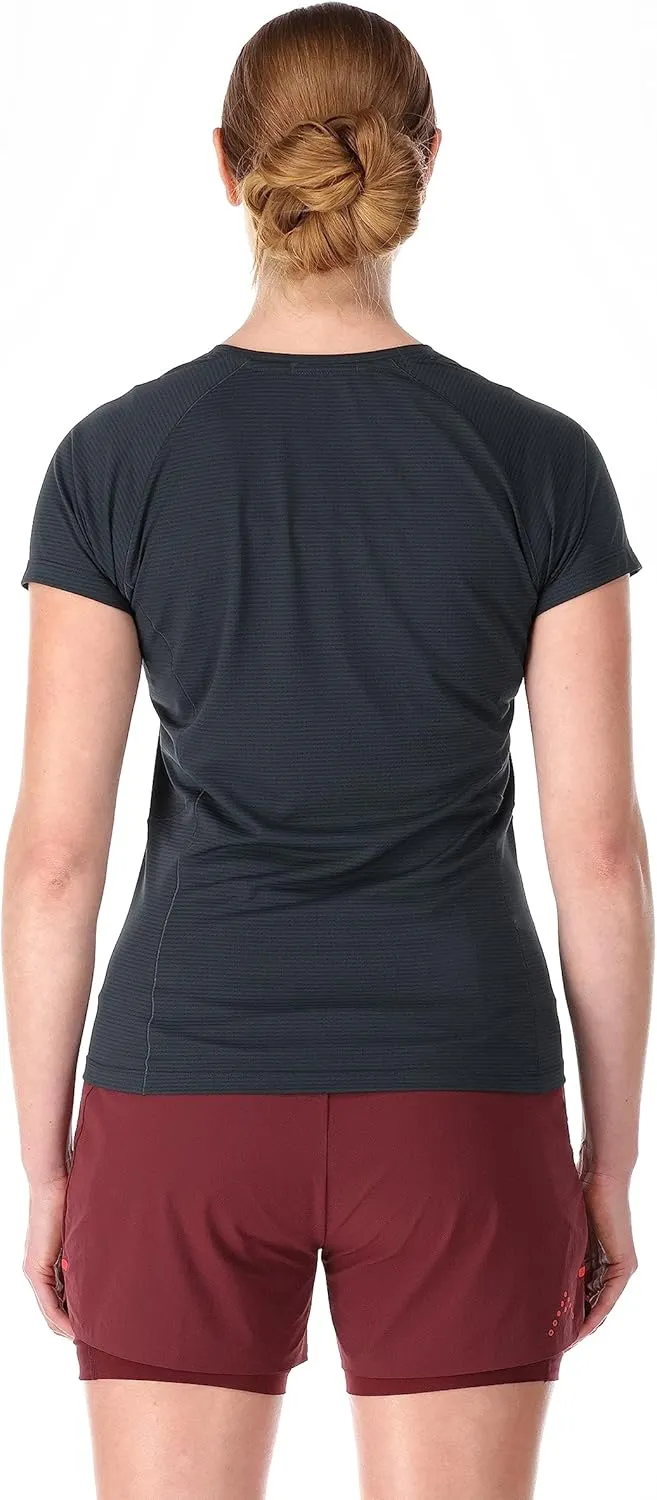 Rab Women's Sonic Tee - Lightweight Breathable Short-Sleeve T-Shirt for Trail Running & Hiking