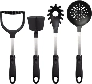 Rada Cutlery Non-Scratch Potato Masher, Meat Chopper, Pasta Server & Skimmer