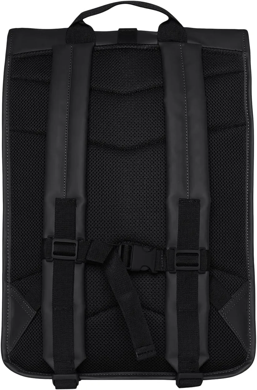 RAINS Old Version Rolltop Rucksack - Black