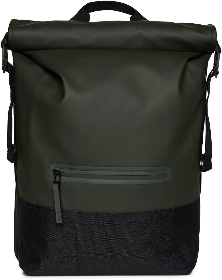 RAINS Trail Rolltop Backpack - Green
