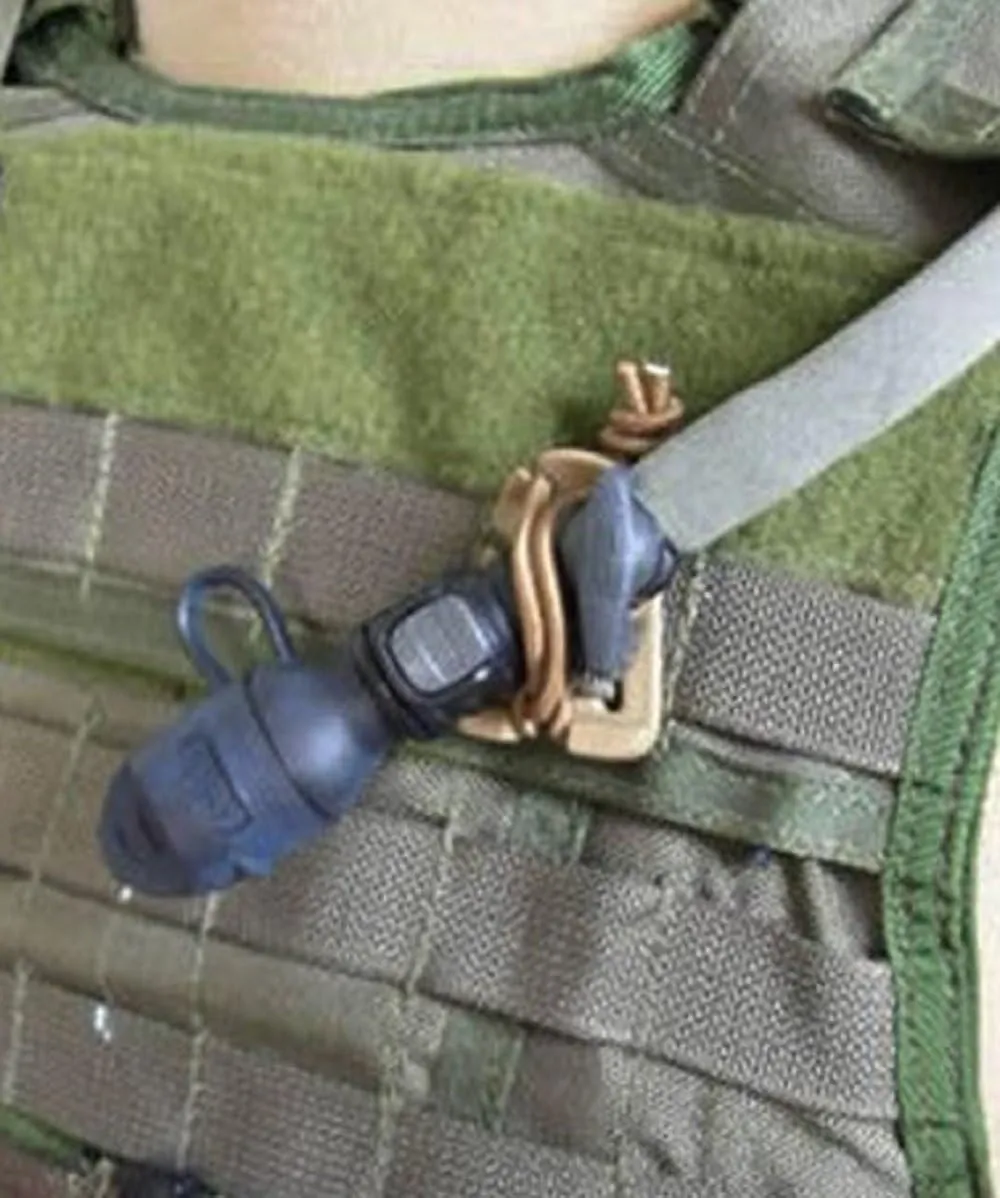 Ravenox Web Dominator Tactical Strap | Tactical Gear and Accessories | Molle Accessories and Molle Straps for Tool Backpack | Backpack Strap Clip for Hydration Tubes, Cord Products, and Equipment Use