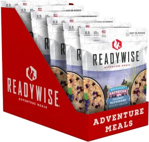 ReadyWise Outdoor Freeze-Dried Backpacking and Camping Meals, Tasty Meals and Snacks for Hiking, Backpacking, or Emergency Preparedness - Entree and Soups