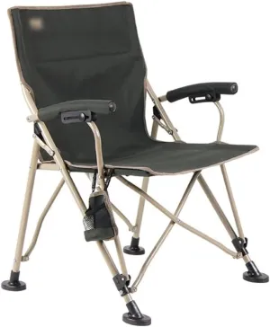 Recliner Chair,Camping Chairs for Adults, Portable Hunting Chair Supports 225Lbs, Oversized Heavy Duty Folding Chair for Camping Padded Seat Outdoor Lawn Folding Chair with Cup Holder