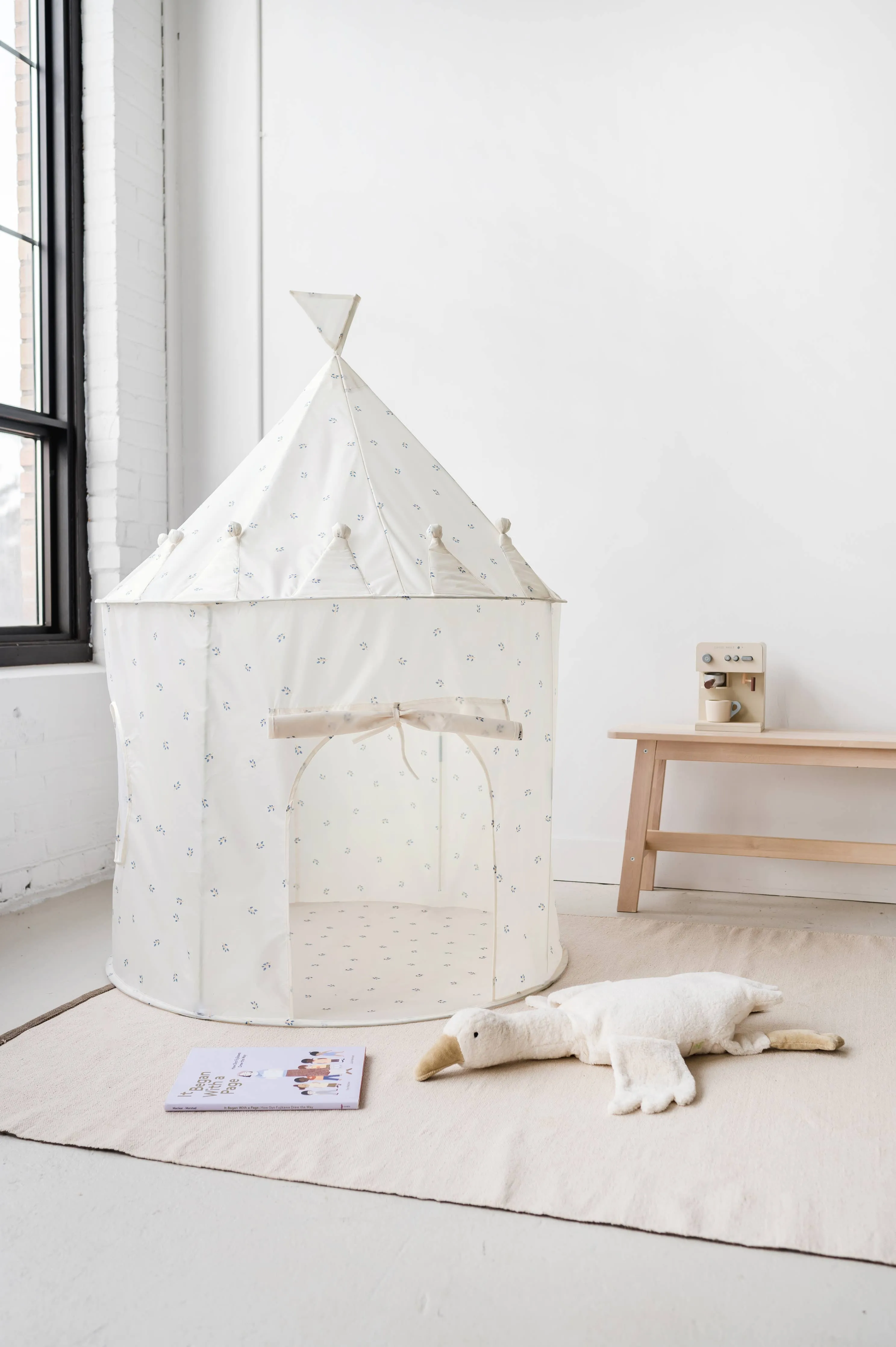 Recycled Fabric Play Tent Castle - Prints