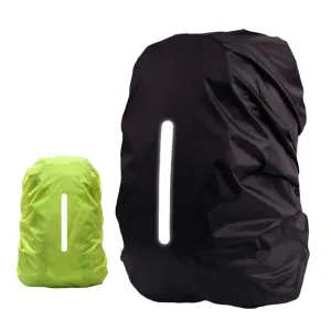 Reflective Waterproof Backpack Rain Cover - Outdoor Sport Night Cycling Safety Light Raincover