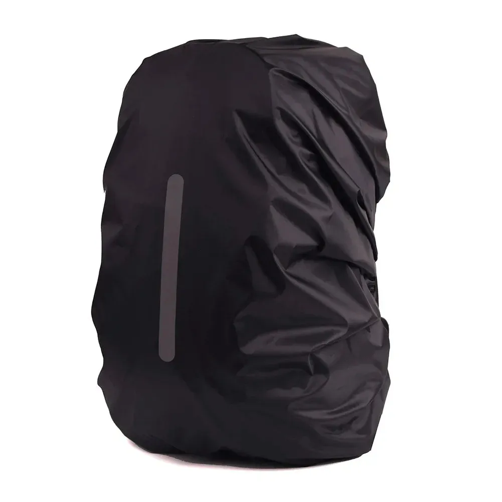 Reflective Waterproof Backpack Rain Cover - Outdoor Sport Night Cycling Safety Light Raincover