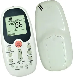 Replacement Remote Control Work for TV/Audio/Projector for Arctic King Air Conditioner WPPH-08CR5 WPPH-10CR5 WWK18CR62N