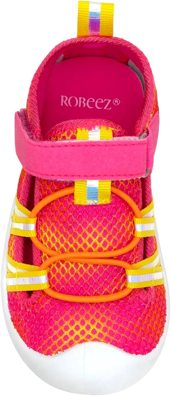 Robeez Kids Water Shoes Boys & Girls Slip Resistant Neoprene Aqua Shoes for Summer, Beach, Pool - Infant/Toddler, 12 Months - 3.5 Years