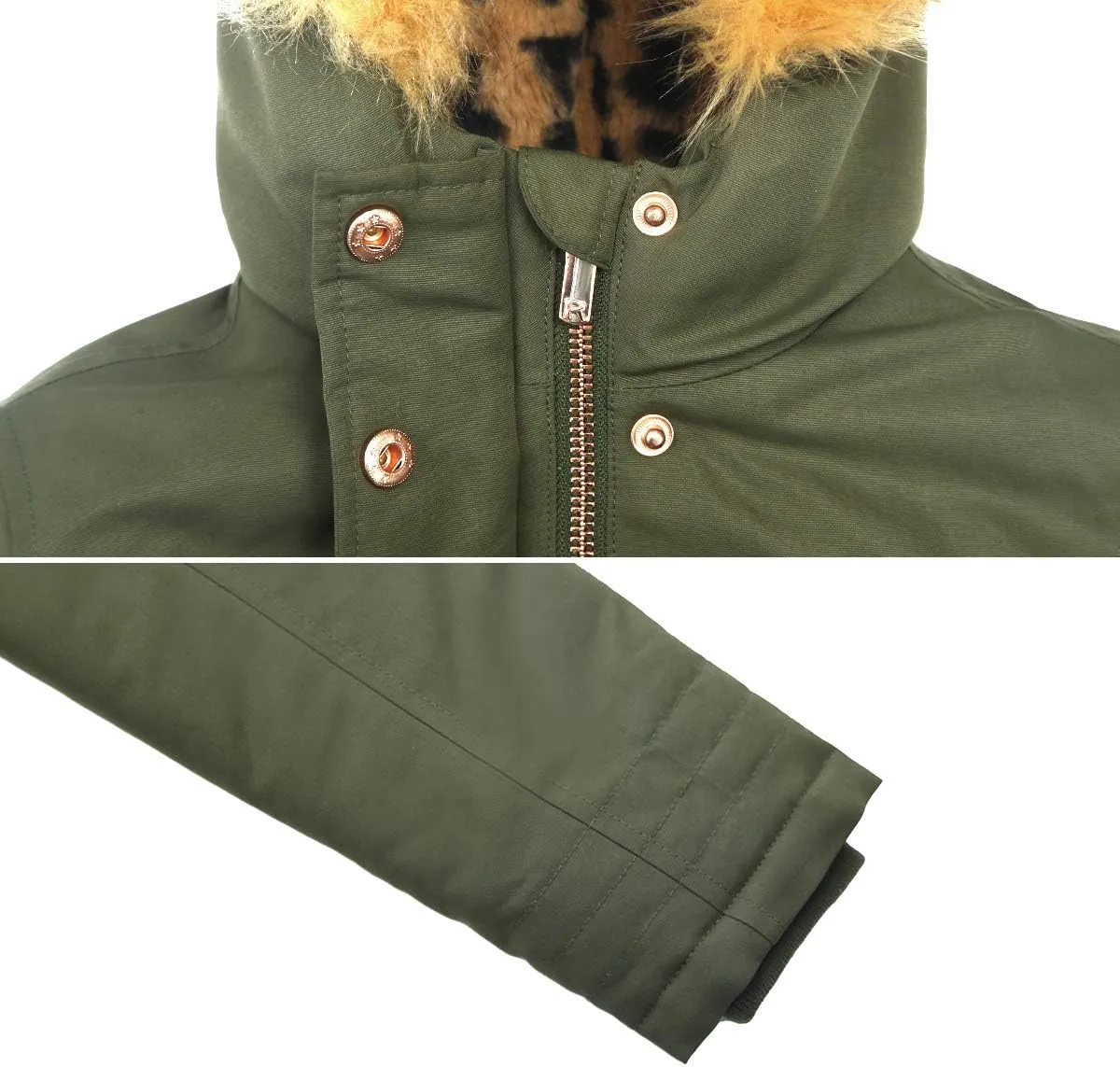 Rokka&Rolla Girls' Water-Resistant Winter Coat Warm Sherpa Fleece Lined Parka Jacket with Hooded Fur