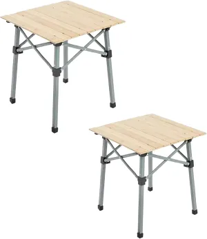 Roll Up Camping Table Portable Picnic Table Ultralight Camping Table Folding Table Legs with Carry Bag for Camping Hiking