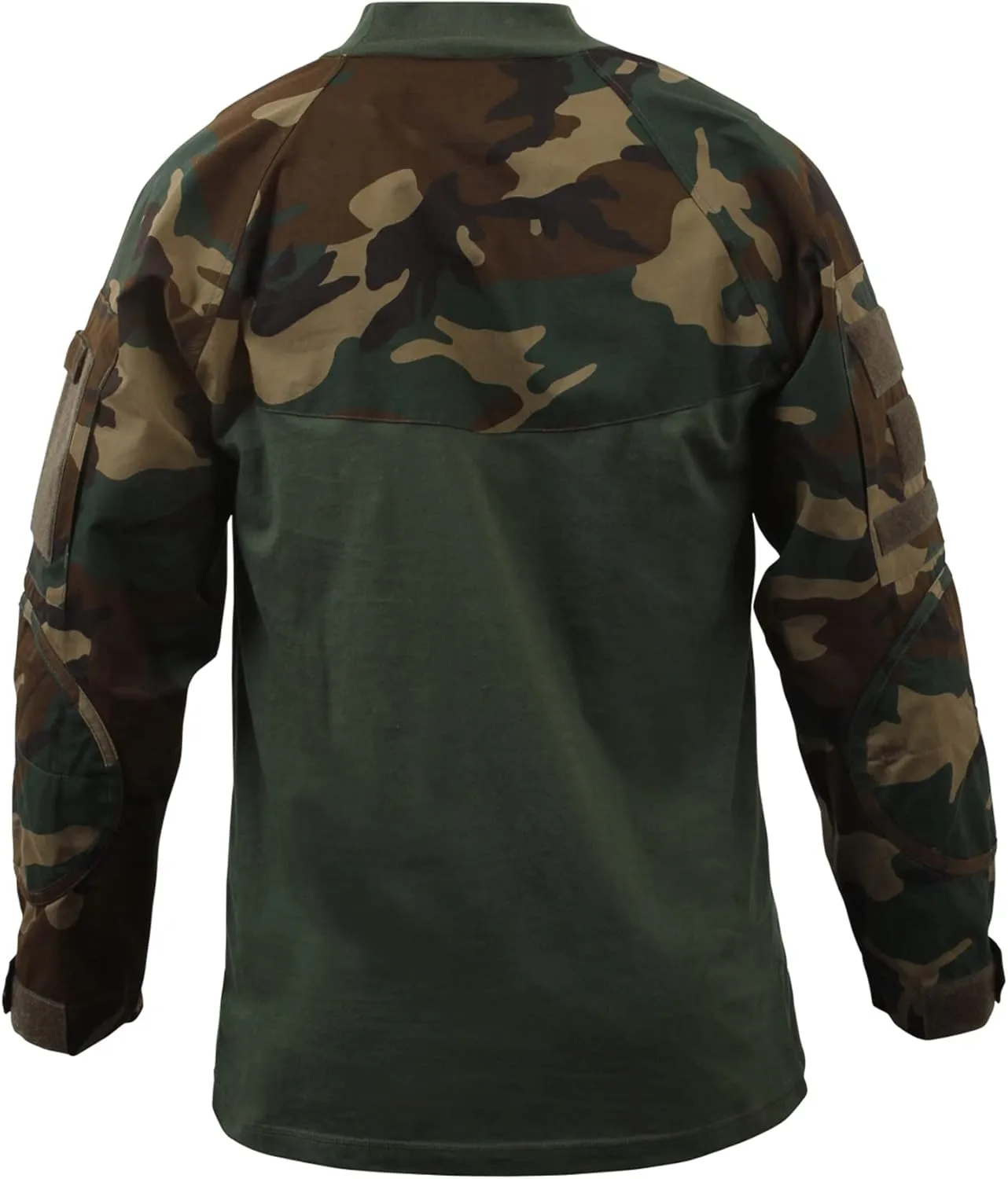 Rothco Tactical Combat Airsoft Shirt Lightweight Military Paintball Army Stretch Base Layer Top with Zip Pockets
