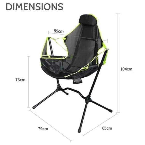 Royaleva Luxury Reclining Camping Chair for Ultimate Comfort