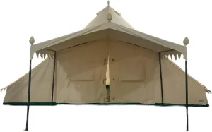 SAM&HAIBEI 19.68 * 13.1ft Canvas Tent Bell Tent Glamping, 4 Seasons Yurt Tent with Porch, Heavy Cotton Canvas Tent for Family Camping, Outdoor Hunting.