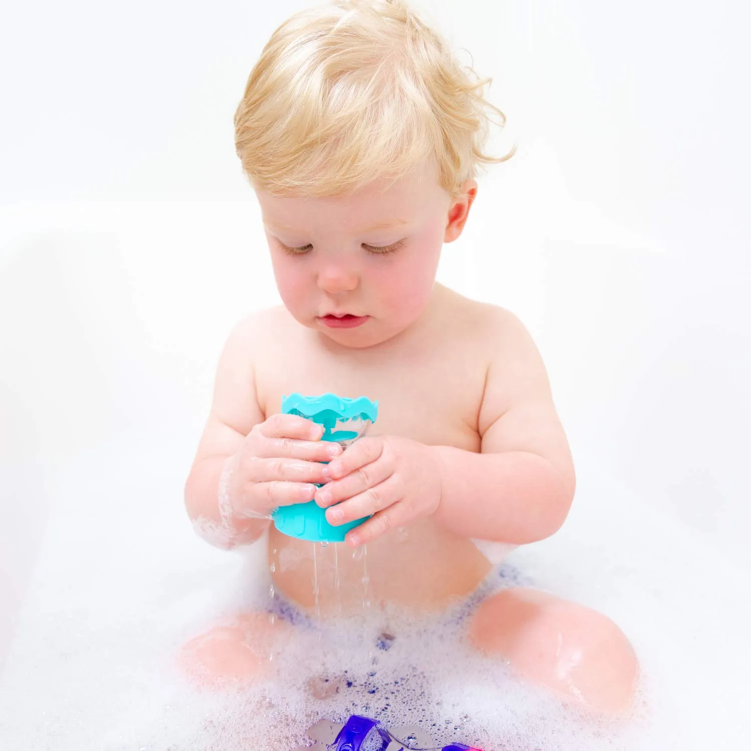 Sassy Whirling Wheel Waterfall & Rain Barrel Connecting Tubes - 9Piece Set - Ages 6  Months