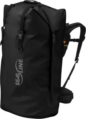 SealLine Black Canyon Waterproof Dry Pack with Waist Belt Support, Black, 115-Liter