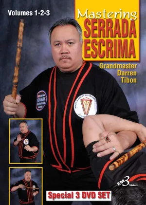 Serrada Escrima Set Vol-1,2,3 By GM Darren Tibon