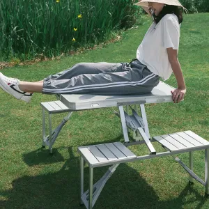 Set Picnic Curated collection Table Foldable Personalized assistance