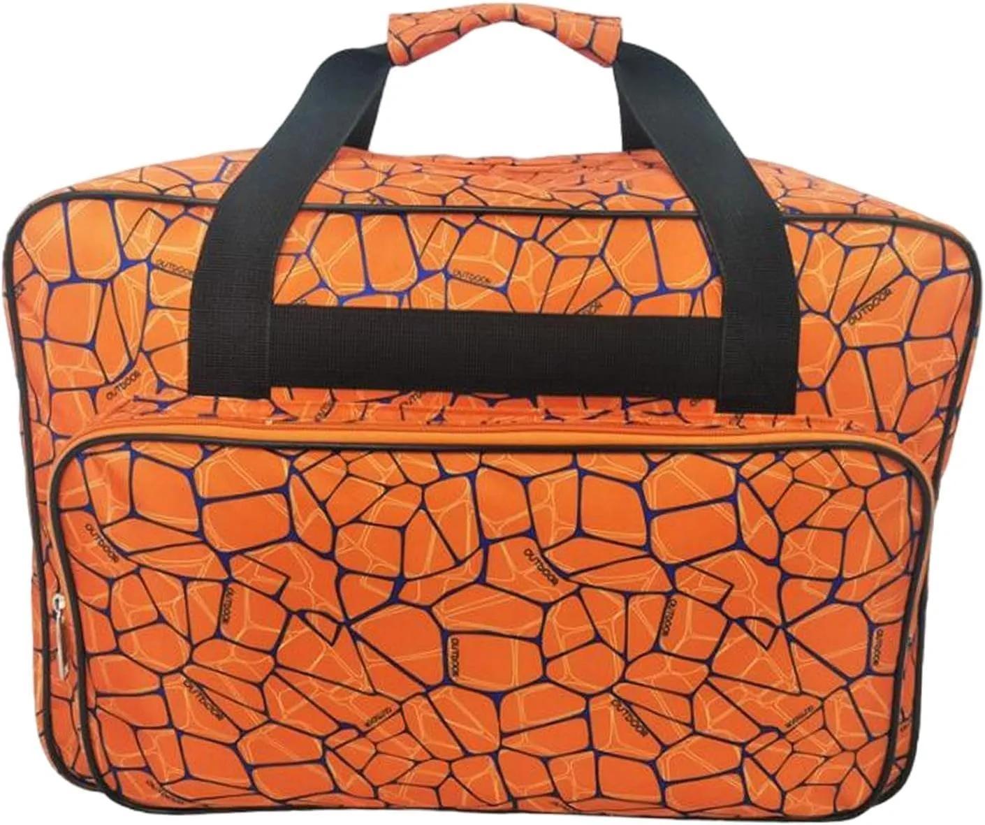 Sewing Machine Carrying Case Sewing Machine Bag Portable Large Capacity Carry Tote Bag Household Organization Bag for Travel, Orange