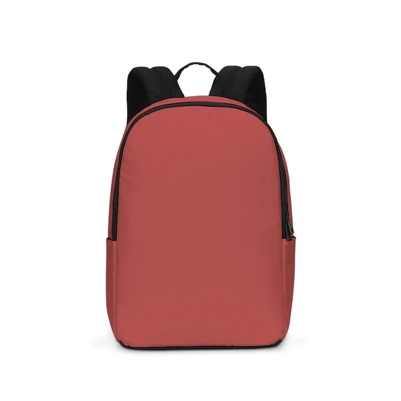 Shaded Midtone Red Waterproof Backpack | C0M80Y60K30