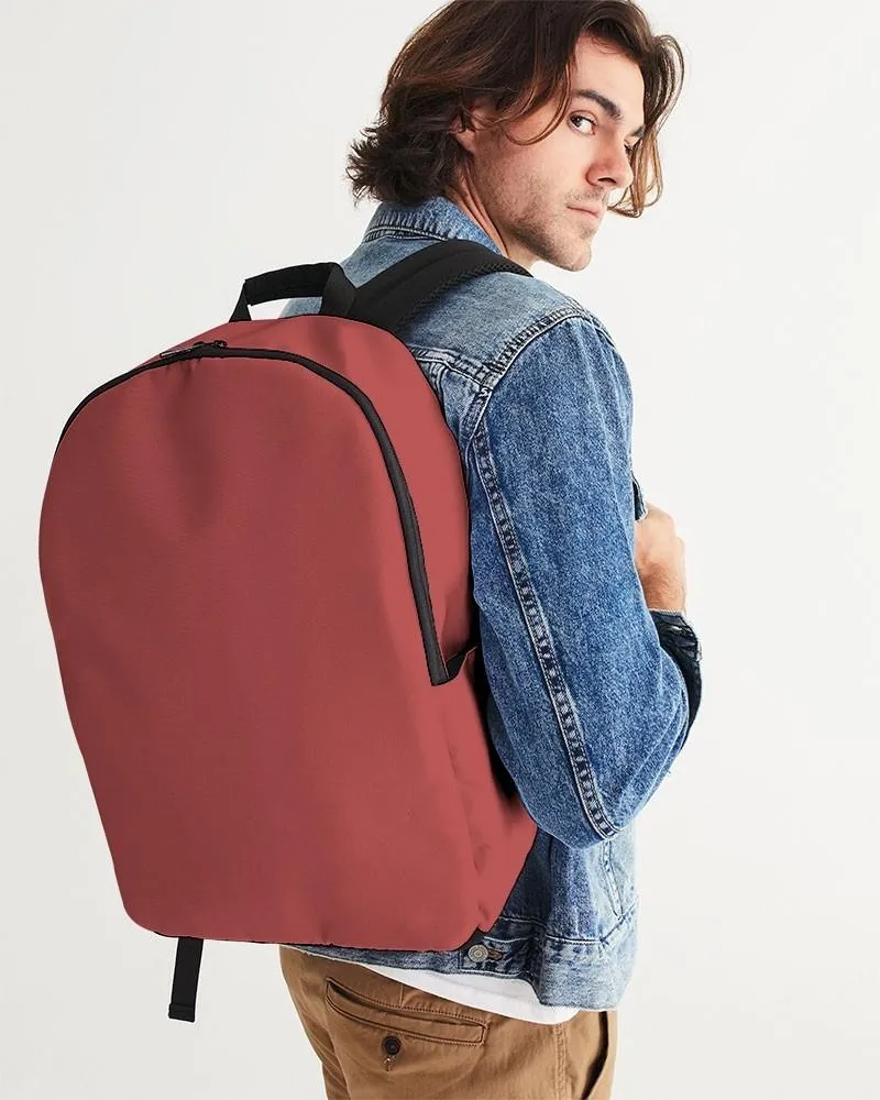 Shaded Midtone Red Waterproof Backpack | C0M80Y60K30