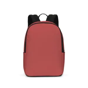 Shaded Midtone Red Waterproof Backpack | C0M80Y60K30