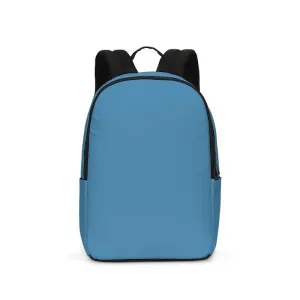 Shaded Pastel Cyan Waterproof Backpack | C60M15Y0K30