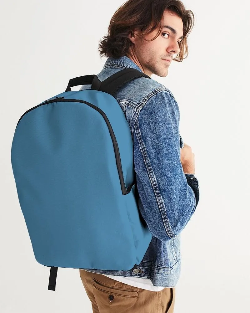 Shaded Pastel Cyan Waterproof Backpack | C60M15Y0K30