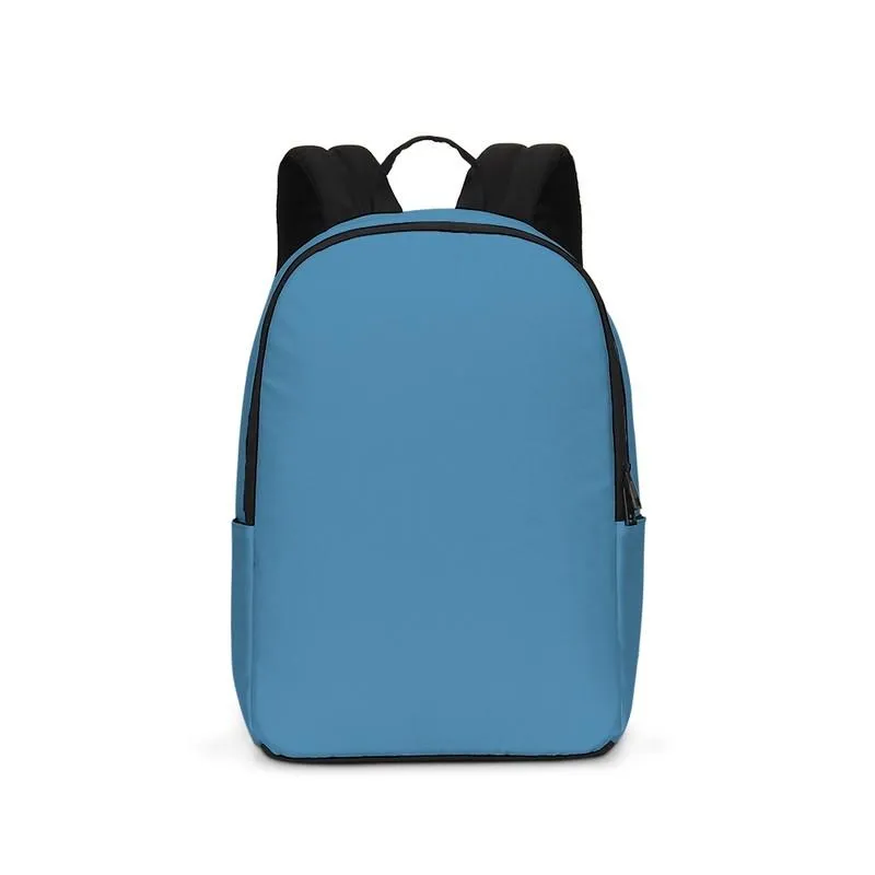 Shaded Pastel Cyan Waterproof Backpack | C60M15Y0K30