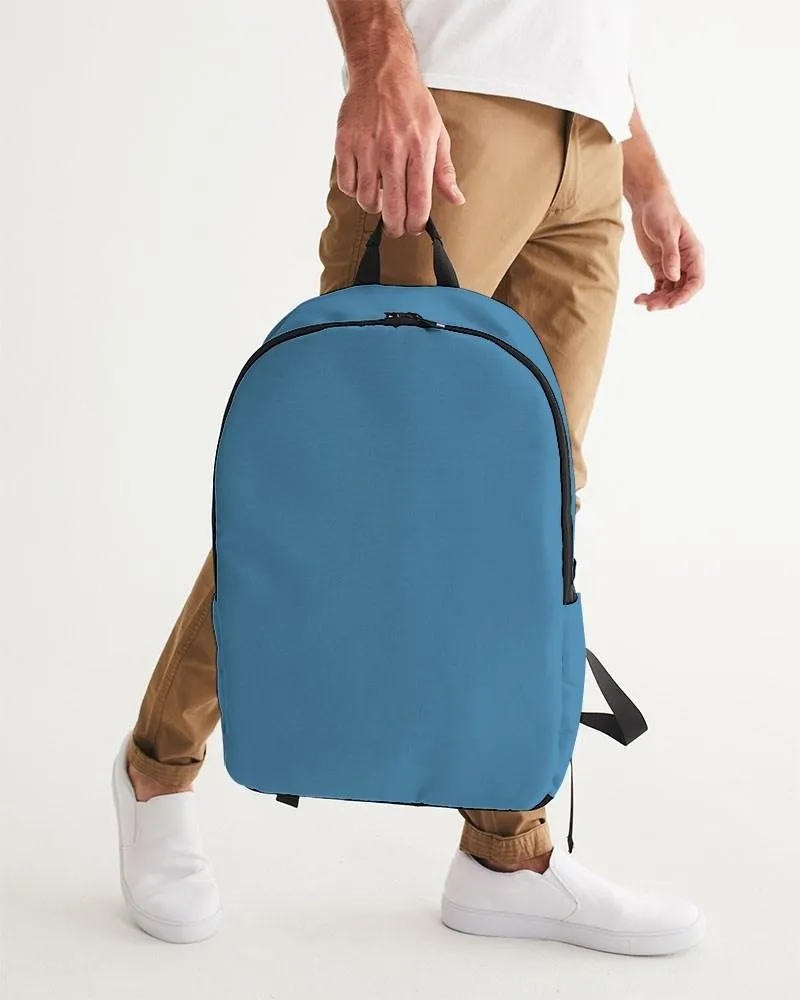 Shaded Pastel Cyan Waterproof Backpack | C60M15Y0K30