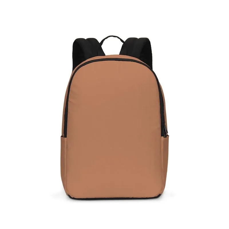 Shaded Pastel Orange Waterproof Backpack | C0M45Y60K30
