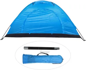Single Person Tents for Camping, Outdoor Leisure Waterproof Tent for Camping Fishing Climbing Hiking and Backpacking, Easy Setup with Carrying Bag(Blue)