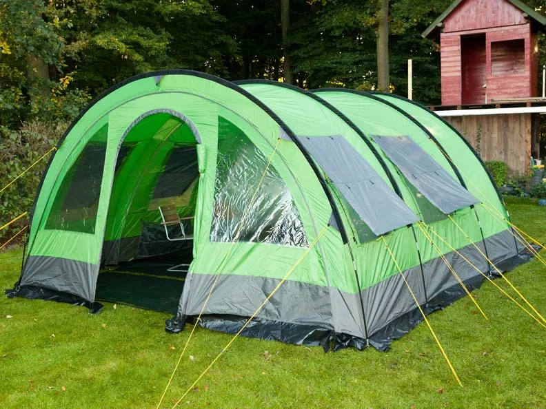 Skandika Helsinki 6 Tent Tunnel 6 Person in Blue & Light Grey (SKA0044)