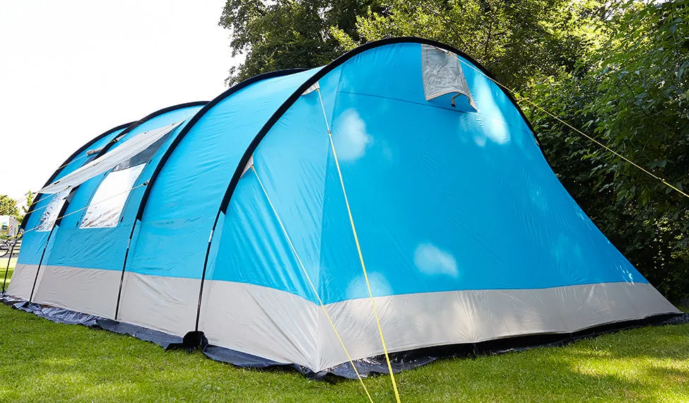 Skandika Helsinki 6 Tent Tunnel 6 Person in Blue & Light Grey (SKA0044)