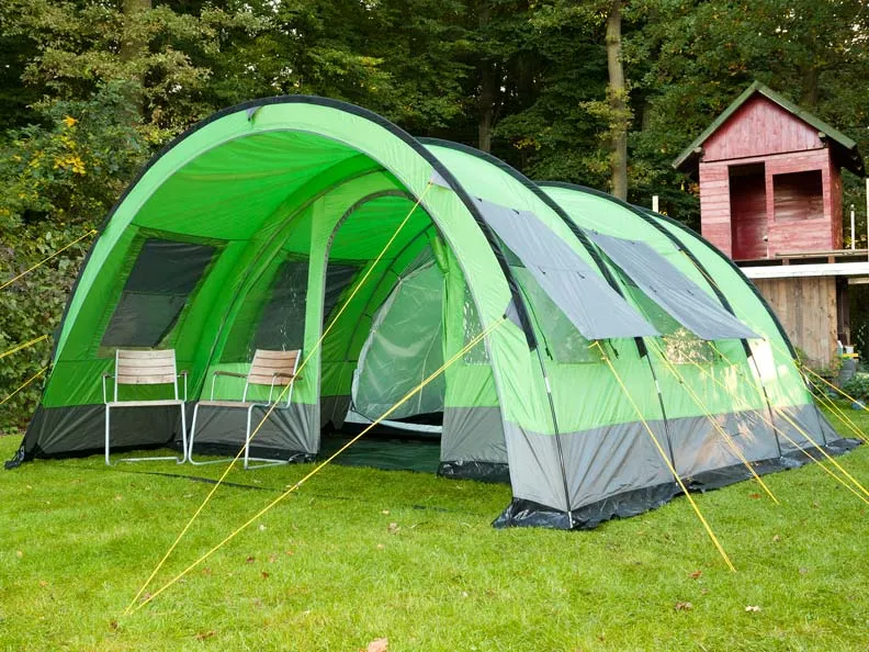 Skandika Helsinki 6 Tent Tunnel 6 Person in Blue & Light Grey (SKA0044)