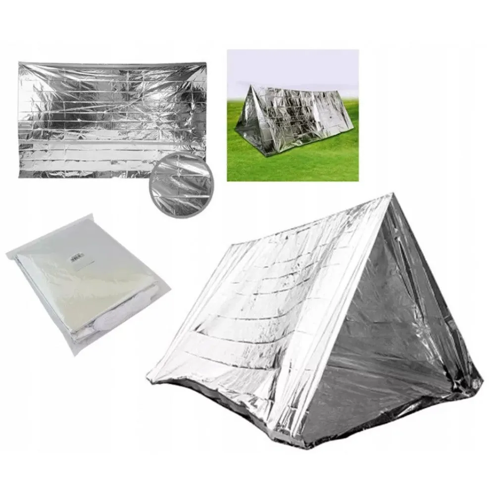 Sleeping bag tent blancket thermal foil