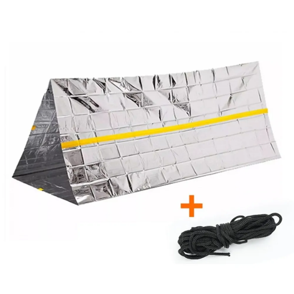 Sleeping bag tent blancket thermal foil