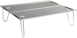 Small Folding Table Ultra Compact Camping Table for Backpacking Hiking Picnic Beach