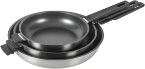 Smart & Compact Frying Pan Set 20   24   28 CM