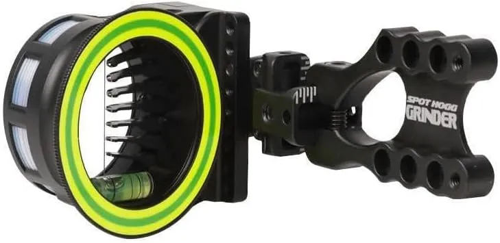 Spot Hogg Grinder MRT | 7 Pin Bow Sight | Right/Left Handed | Pin Size .01/.019/.029 | Made in The USA