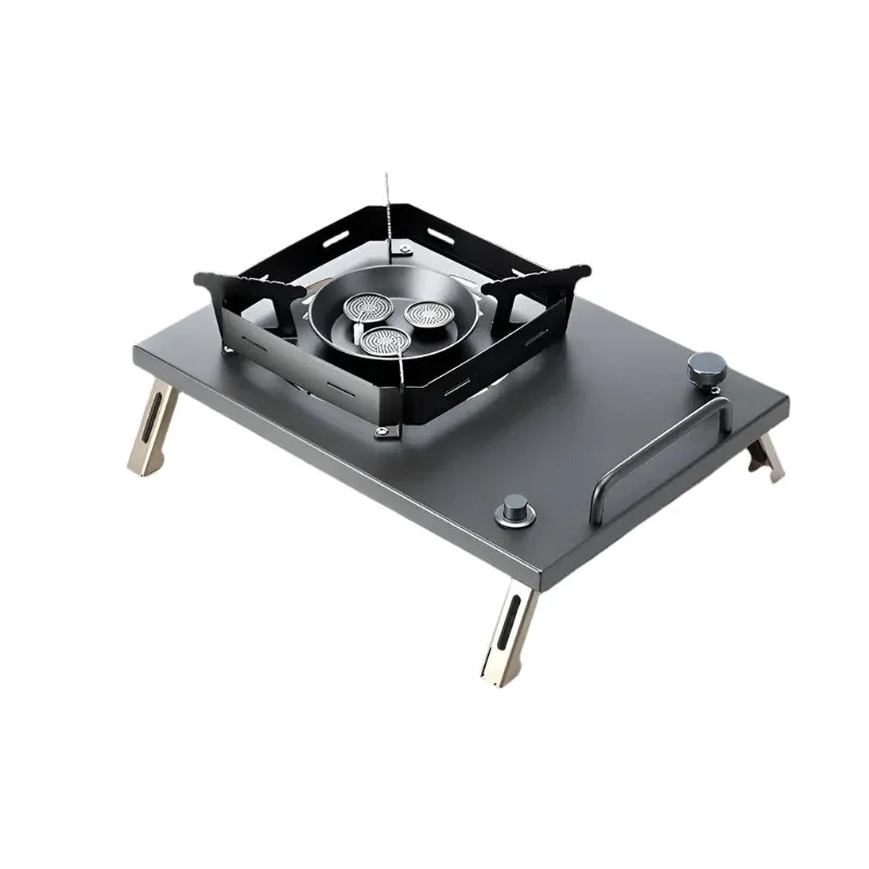 Stainless Steel Folding Table & Cookware Set