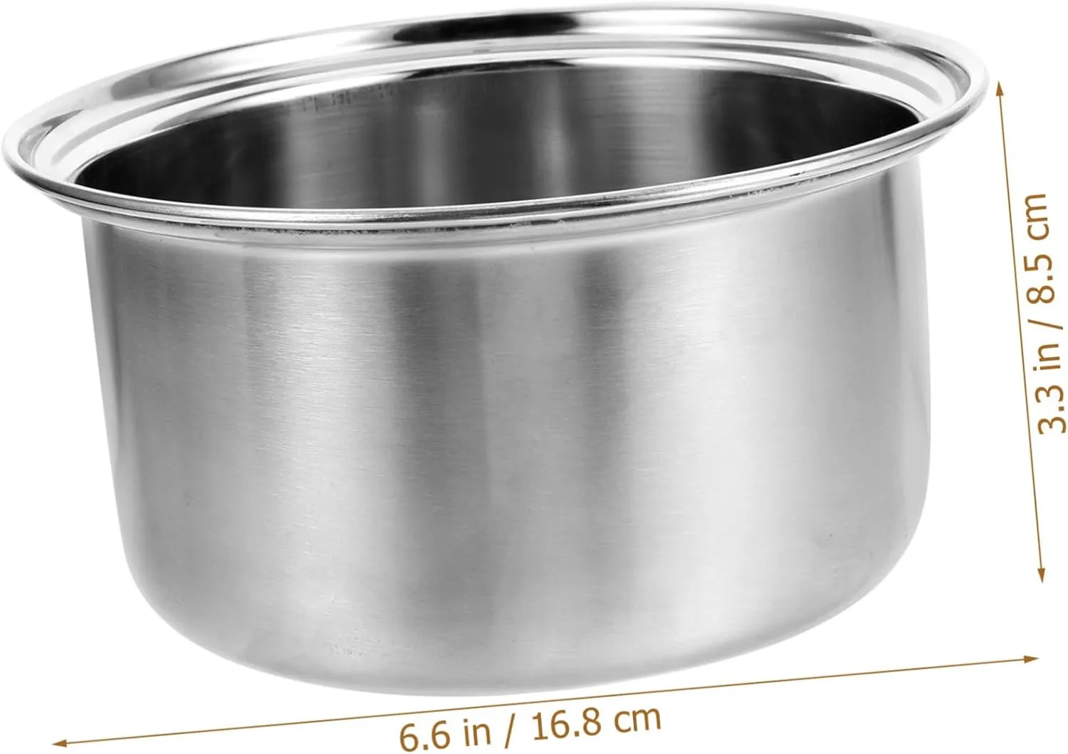 Stainless Steel Pot Liner for Cooking Compact Soup Pot Liner for Induction Cookers Stews and More Versatile Kitchen Cookware