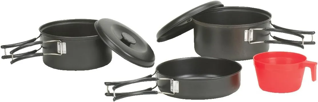 Stansport Black Granite Cook Set - 1 Person (361-20)