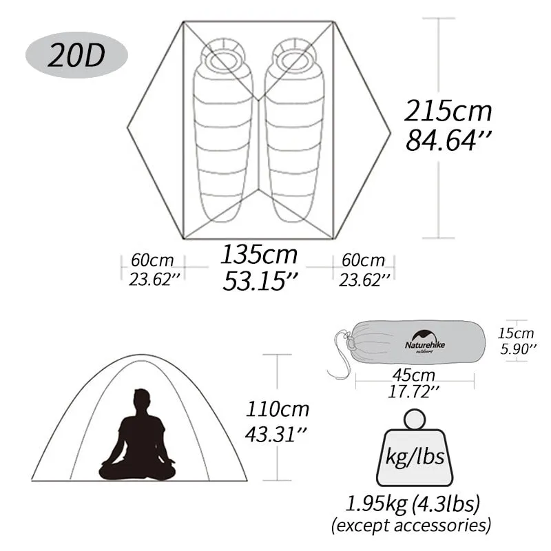 Star River 2 Tent 2 Person The Tents Double Tent Double Tent 4 Seasons Out Outth Air Tent.