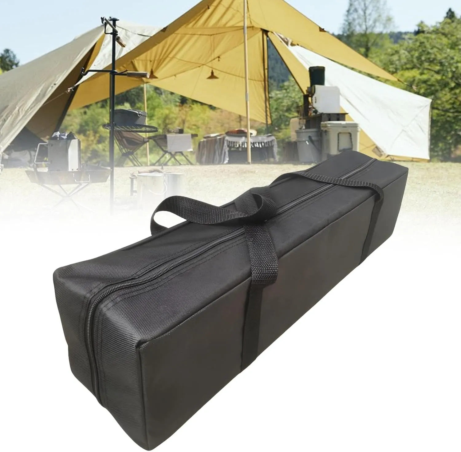 Storage Bag for Camping Canopy Poles with Carry Straps