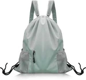 String Backpack, Unisex, Drawstring Backpack Lightweight and Waterproof, Suitable for Sports Travel Fitness Outdoor (greens)