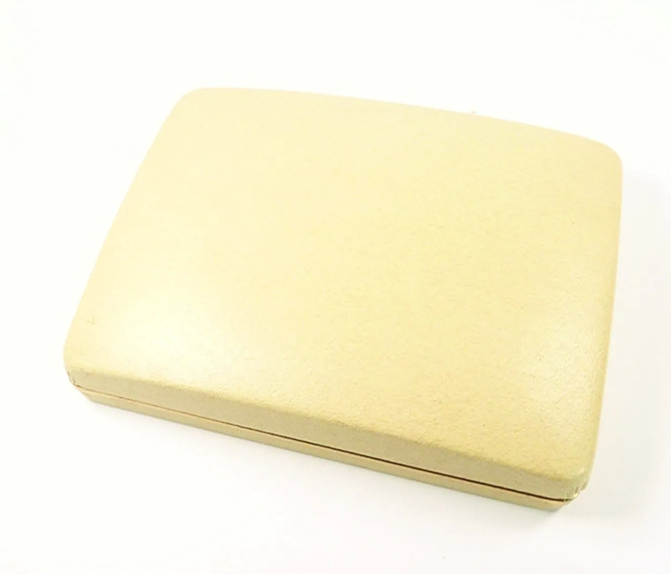Stunning Unused Gold Plated Stratton Powder Compact And Lipstick Holder Set 1970s For Max Factor And Rimmel Foundation