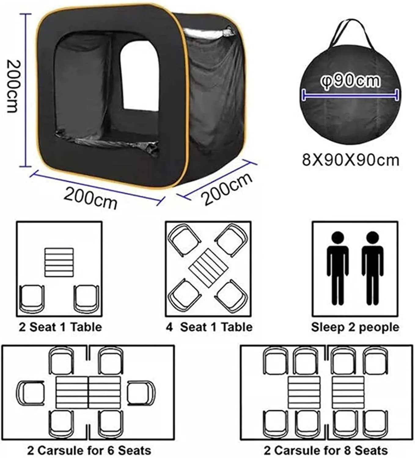 SUV Tent Family Car Camping Tent,Pop-Up Tailgate Tents Universal 2-5 Person Vehicle Car Tent,Suitable Family Camping Traveling Outdoor Activities