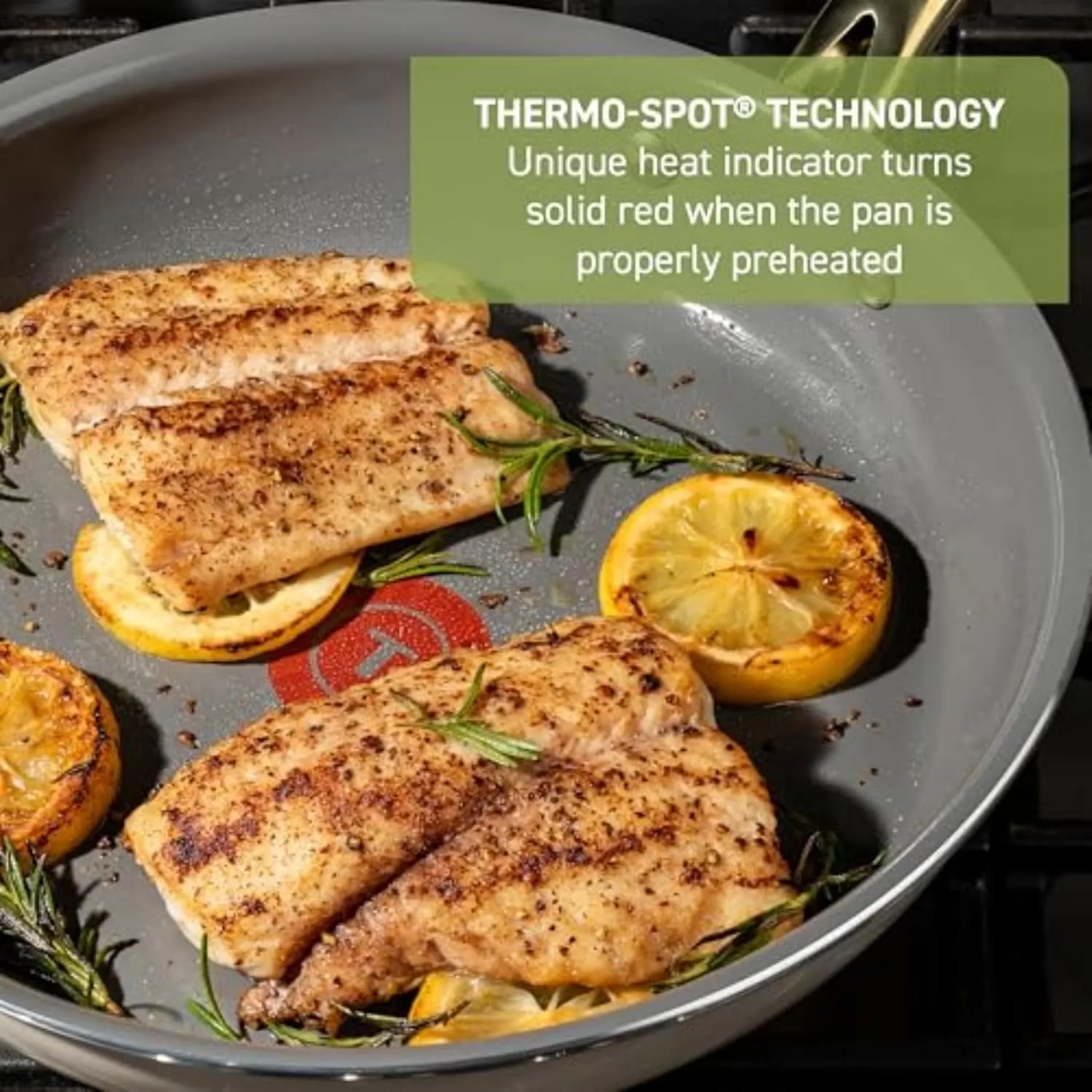 T-Fal Preserve Ceramic, Ceramic Non Stick Fry Pan Set 2 Piece, 8.5 & 11-Inch, Oven Broiler Safe 350F, Perfect For Frying, Sautéing, & Searing w/Little To No Oil, Cookware, Pots and Pans, Beige