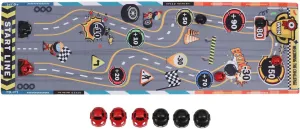 Tabletop Curling Game Fun Compact Curling Board Game Portable Tabletop Games Toy for Adults Kids Families Racing Cars Style